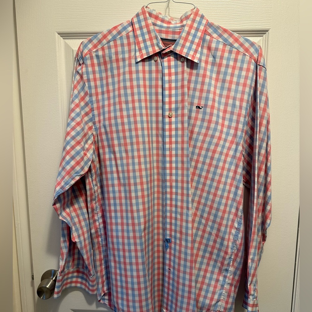 Vineyard Vines Whale Shirt. Large